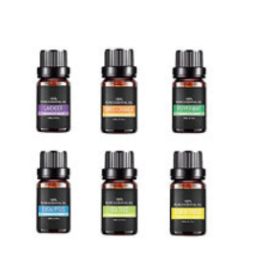 Organic Essential Oils Set Top Sale  Natural Therapeutic Grade Aromatherapy Oil Gift Kit For Diffuser (Option: Set of 6 essential oils)