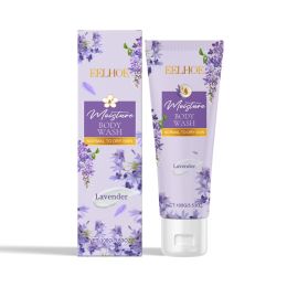 EELHOE  Lavender Moisturizing Shower Gel, Lavender Essence Cleanses And Moisturizes Skin Shower Gel (Option: 100g-119g-16.5*4*4cm)