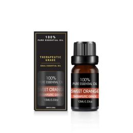 Organic Essential Oils Set Top Sale  Natural Therapeutic Grade Aromatherapy Oil Gift Kit For Diffuser (Option: Sweet orange essential oil)