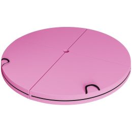 Foldable Crash Mat, Pole Padding with Carrying Handles and EPE Foam for Dance Training and Exercise, Pink (Option: Pink-770x770x380 mm)