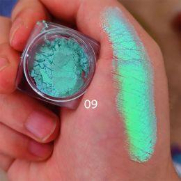 MultiChrome Shifting Pigments Chameleon Eyeshadow Duochrome Chameleon Eyeshadow Infinite Chrome Shining Eyeshadow Net 0.2g (Color: 9)